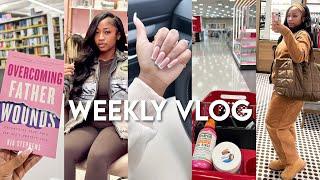 WEEKLY VLOG | new hair, bible study, hygiene shopping, maintenance, transparency,friend dates +more