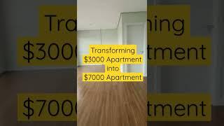 Transforming $3000 Apartment into $7000 Apartment 