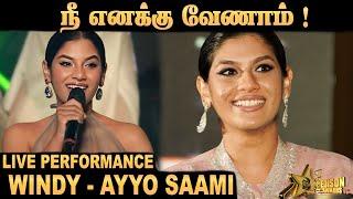 Windy - AYYO SAAMI (ஐயோ சாமி) | Live Performance | Edison Awards