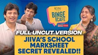 JIIVA'S SCHOOL MARKSHEET SECRET REVEALED  | Uncut Version | Binge Cafe with Anu Hasan | #jiiva