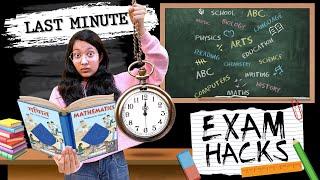 LAST Minute ⏰ EXAM Hacks for School Students | A Clever Way to Study | Study Hacks | Cute Sisters