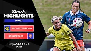 Wellington Phoenix v Brisbane Roar FC - Shark Highlights | Ninja A-League 2024-25 | Round 05