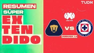 RESUMEN SÚPER EXTENDIDO | Pumas vs Cruz Azul | Liga Mx -Apertura 2024 - Jornada 14 | TUDN