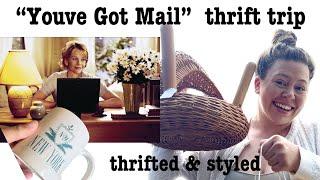 Thrift trip inspired by You’ve Got Mail / Kathleen Kelly thrift haul / thrifted and styled