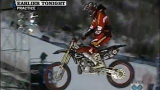 Jeremy “Twitch” Stenberg Practice Jump At 2005 Winter X (Out Due To Injured Thumb)