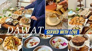 A Dawat to Impress! Perfect menu & Table Decor Ideas|Pakistani Style Tea Party| Cooked by Sabeen