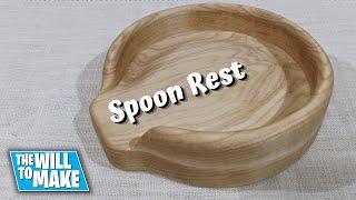 How To Build A Spoon Rest For The Kitchen | Woodworking | DIY | The Will To Make