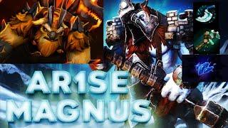 Ar1se Magnus Slickest Plays And Earthshaker Versus Magnus Pog Dota 2 Highlights!