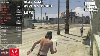 GRAND THEFT AUTO 5 - RYZEN 5 3500U - 8GB RAM - VEGA 8 - LOSSLESS SCALING