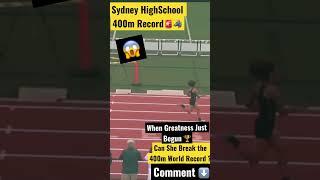 | Unbelievable  | Sydney Was Made For This  | 400m | #shorts #track #sports #sydneymclaughlin