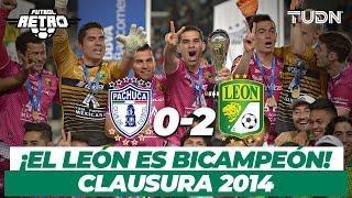 Futbol Retro: ¡Histórico! ¡El león es bicampeón! | Pachuca 0 - 2 León - Final CL 2014 | TUDN