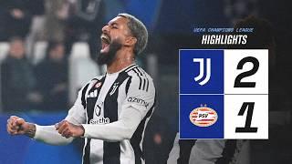 HIGHLIGHTS UCL | Juventus 2-1 PSV | McKENNIE & MBANGULA fire Juventus to victory in UCL playoff