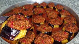 Eggplant Dishes, Baked Minced Meat Kebab Recipe, How to Make Karnıyarık, Delicious Recipes, Iftar