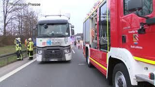 Verkehrsunfall auf der A6 zwischen Lichtenau und Ansbach