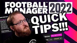 FM22 Tips! 5 Quick Tips for Football Manager 2022!