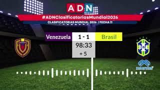 Clasificatorias Sudamericana Fecha 11 / Venezuela vs Brasil