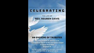 Celebrating the life of Rev. Reuben Davis