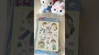 Sticker haul!! ⋆ ˚｡⋆            #sticker #unboxing #sanrio #deco #diarydeco #stickerhaul