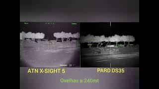 Comparação ATN X-SIGHT 5 e PARD DS35