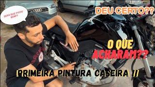 Pintura Automotiva Feita em casa!! Primeiro serviço!!