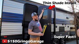 How to install thin shade on RV or Camper!