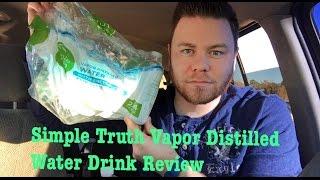 SIMPLE TRUTH VAPOR DISTILLED WATER COMPARE TO SMART WATER | Must Or Bust