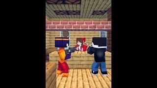 JJ and Mikey : HamoodeG Vs JJ #minecraft #shorts #animation