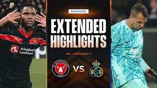 Midtjylland vs. Union Saint-Gilloise: Extended Highlights | UEL League Phase MD 3 | CBS Sports