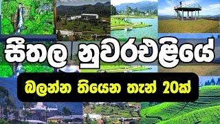 නුවරඑළියේ ඇවිත් බලන්න තියෙන ලස්සන තැන් 20ක් | best places to visit in nuwara eliya