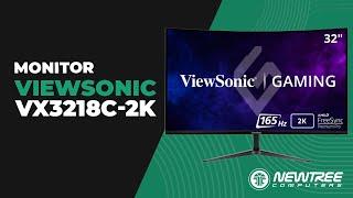 ViewSonic VX3218C-2K Monitor Gaming Curvo 2K 1ms 165Hz