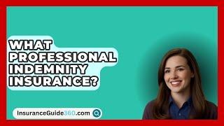 What Professional Indemnity Insurance? -  InsuranceGuide360.com