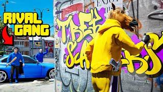 Beefing With Rival Gangs In GTA 5 RP