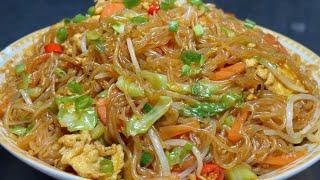 The chef teaches you the home-made practice of fried rice noodles, the steps are detailed