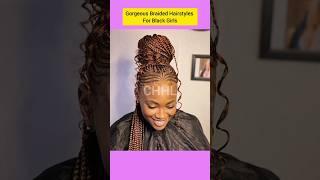 Gorgeous Braided Hairstyles For Black Girls | Ponytail Braids | African American