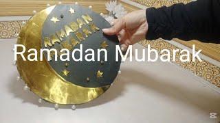 Ramadan decoration another beautiful idea with cardboard cardpaper n pearl 