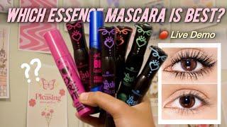 Trying every ESSENCE MASCARA to find which one is the BEST?