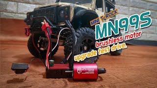 Rc cars / Mn99s Brushless motor upgrade.  / mn99s 브러쉬리스 모터 업그레이드 하기.