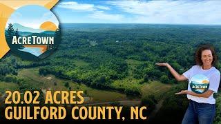 NORTH CAROLINA LAND FOR SALE | 20 acres | 20 mins from Greensboro | No Floodplain, Level, Cleared