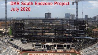 Darrell K. Royal-Texas Memorial Stadium South Endzone Construction Timelapse (July 2020)