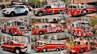 FDNY, NYPD, EMS Responding Compilation