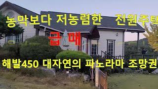 횡성전원주택급매 해발450 농막보다 져렴한 목구조 전원주택 급매 일억육천