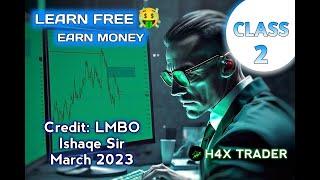 LMBO Ishaqe sir Class 2 || 100% WIN SURESHOT STRATEGY || PRICE ACTION PAID COURSE BY H4X