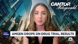 Amgen sinks as Cantor flags issues with obesity drug