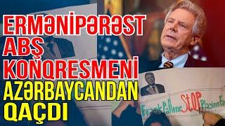 Ermənipərəst ABŞ konqresmeni Azərbaycandan qaçdı - Media Turk TV