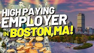 High Paying Jobs in Boston Massachusetts - TOP 5 Employers (2023)!