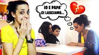 IO E PAPA' CI SEPARIAMO!!! SCHERZO A TINA E PIPPO CON SORPRESA  * Maxi Uovo Sorprese Skifidol *