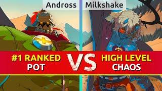 GGST ▰ Andross (#1 Ranked Potemkin) vs Milkshake (Happy Chaos). High Level Gameplay