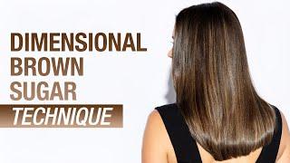 Brown Sugar Brunette Hair Color Application | Trending Hair Colors & Techniques | Kenra Color