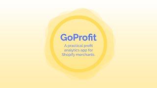 GoProfit: Profit Analytics App Overview