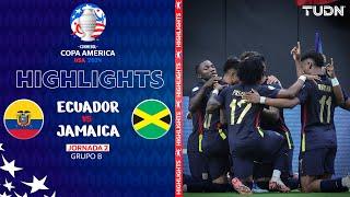 HIGHLIGHTS - Ecuador vs Jamaica | Copa América 2024 - J2 | TUDN